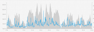 wapack trail elevation profile