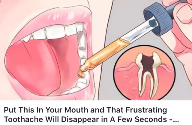STOP ANY TOOTHACHE IN 3 SECONDS