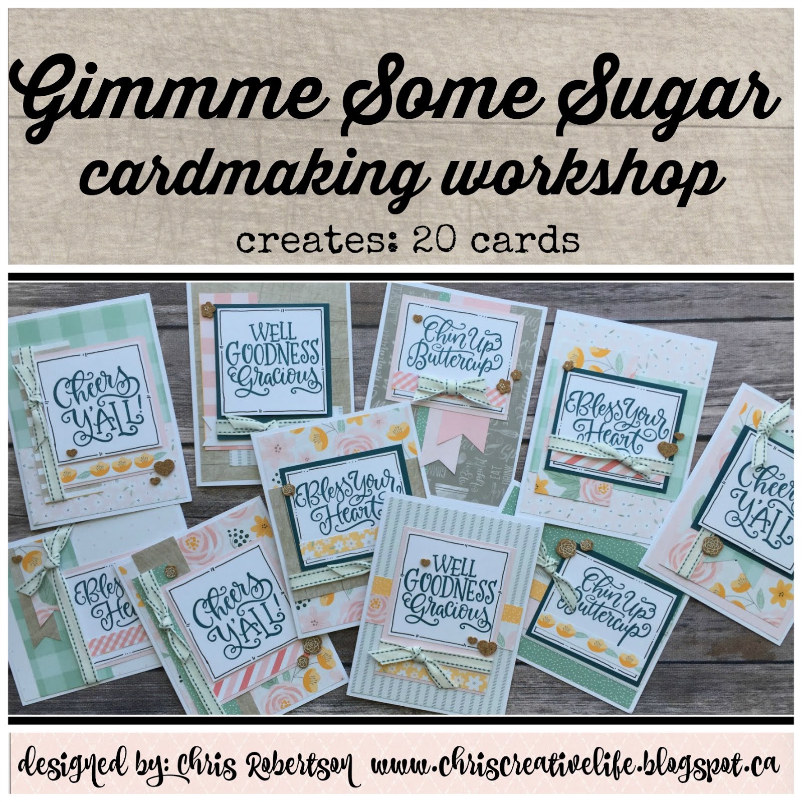 Gimme Some Sugar Scrapbooking Workshop