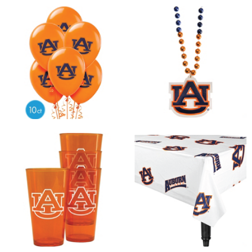 Auburn Tigers party supplies