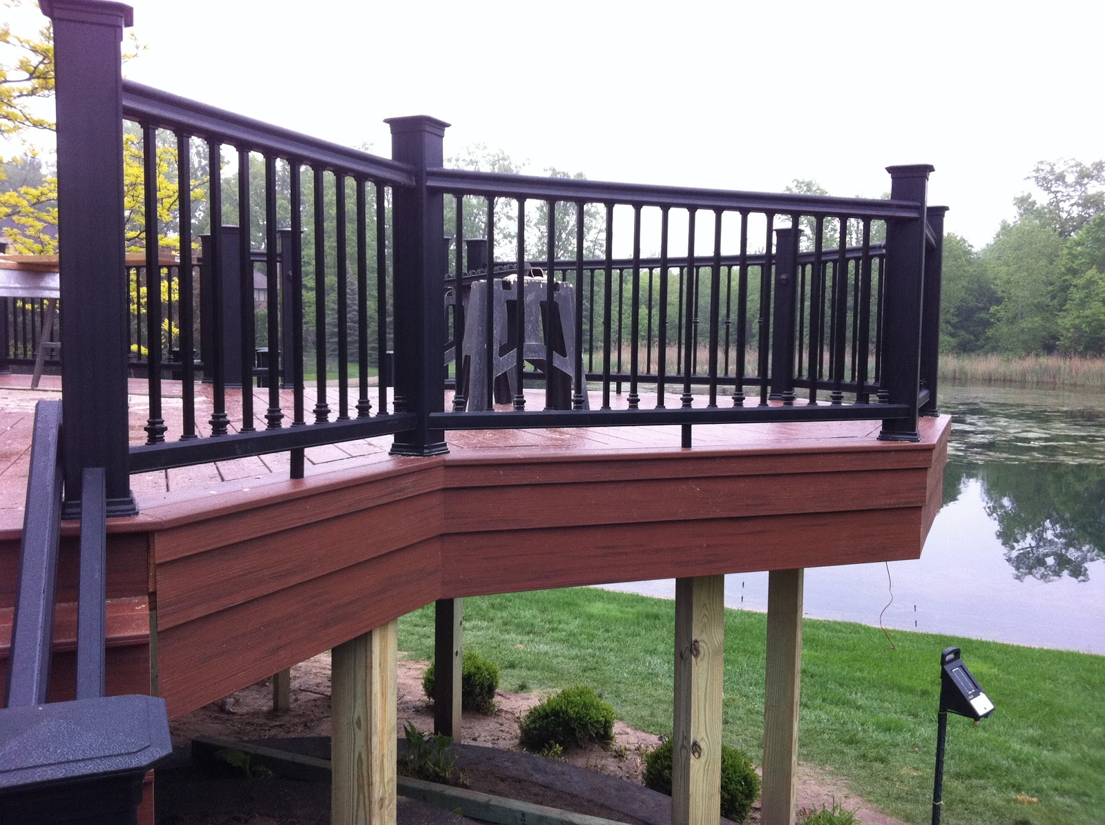 Installing Decking Newel Posts backuperair