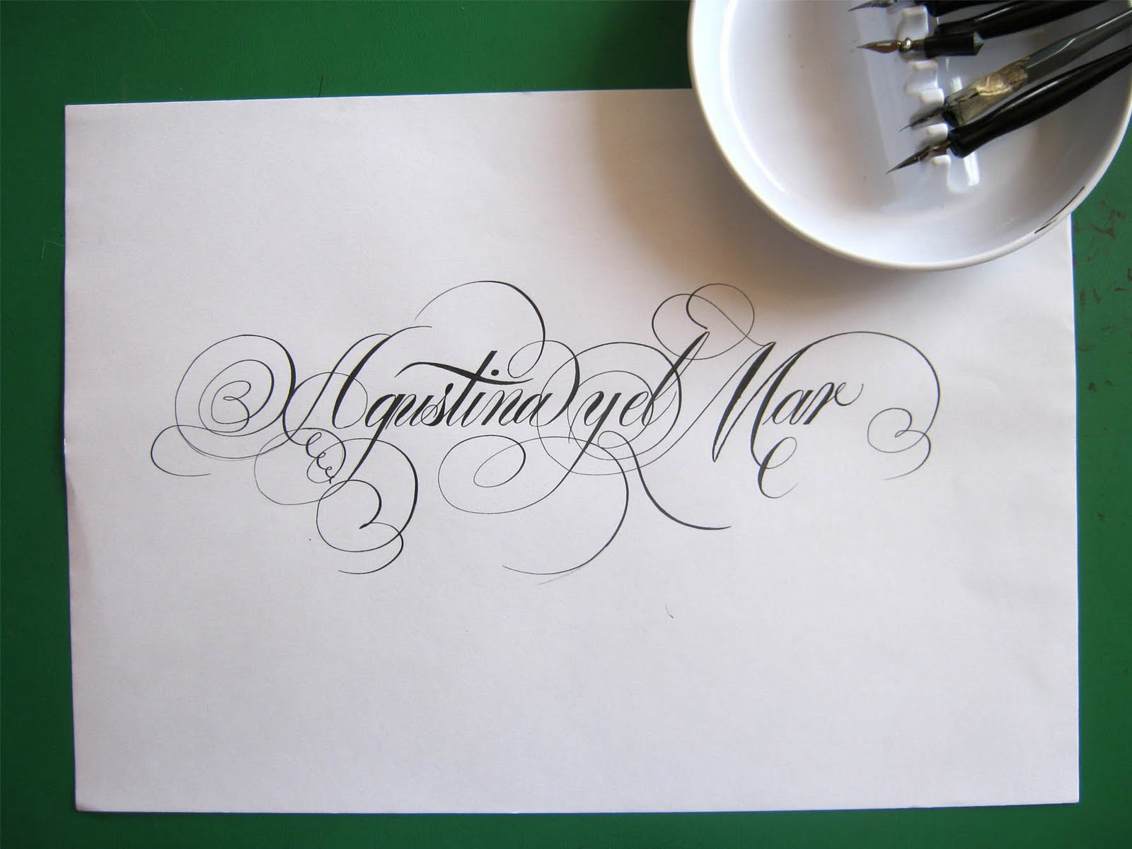 ... / Caligrafía en Perú: Tatuaje caligráfico / Calligraphic Tattoo