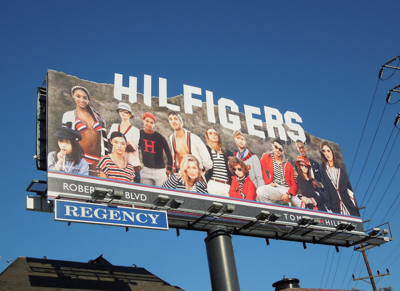 Hilfigers Hollywood Sign billboard Sunset Strip Hilfigers Hollywood Sign billboard