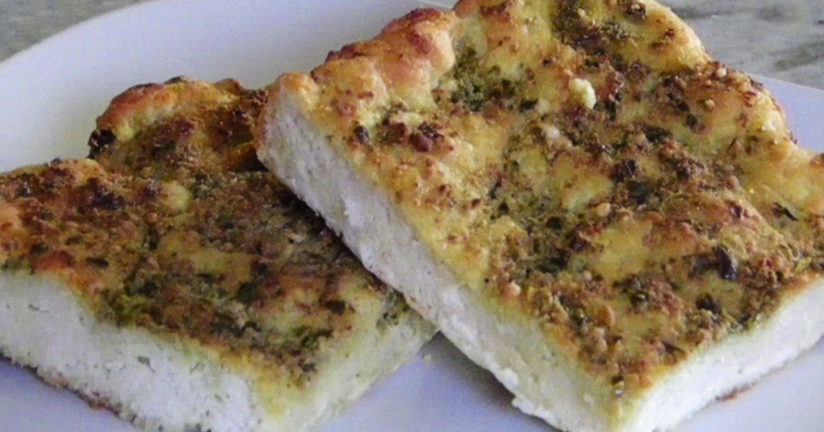 EZ Gluten Free Basil Pesto Focaccia