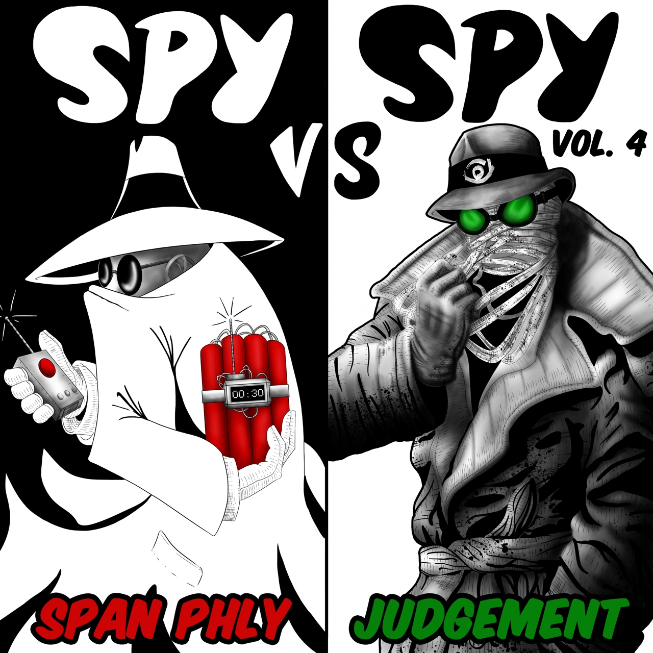 NewSchoolFire: Span Phly & Judgment - Spy vs Spy vol. 4 (freEP)