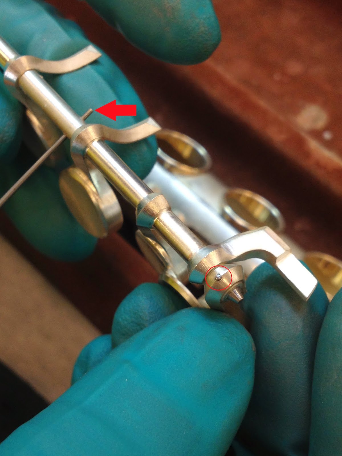 Flute Builder Signature Piccolo Mechanism