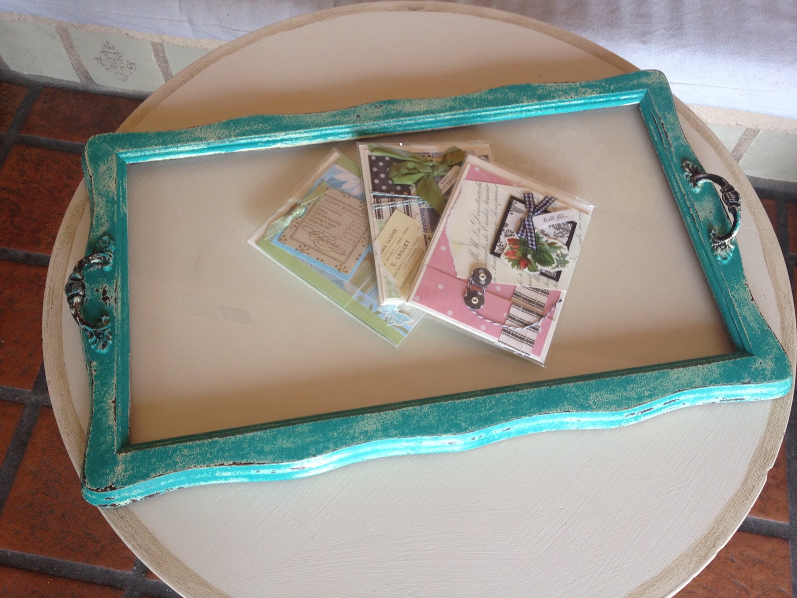 Shades of Amber Easy Chalk Paint® Project Upcycled Tray