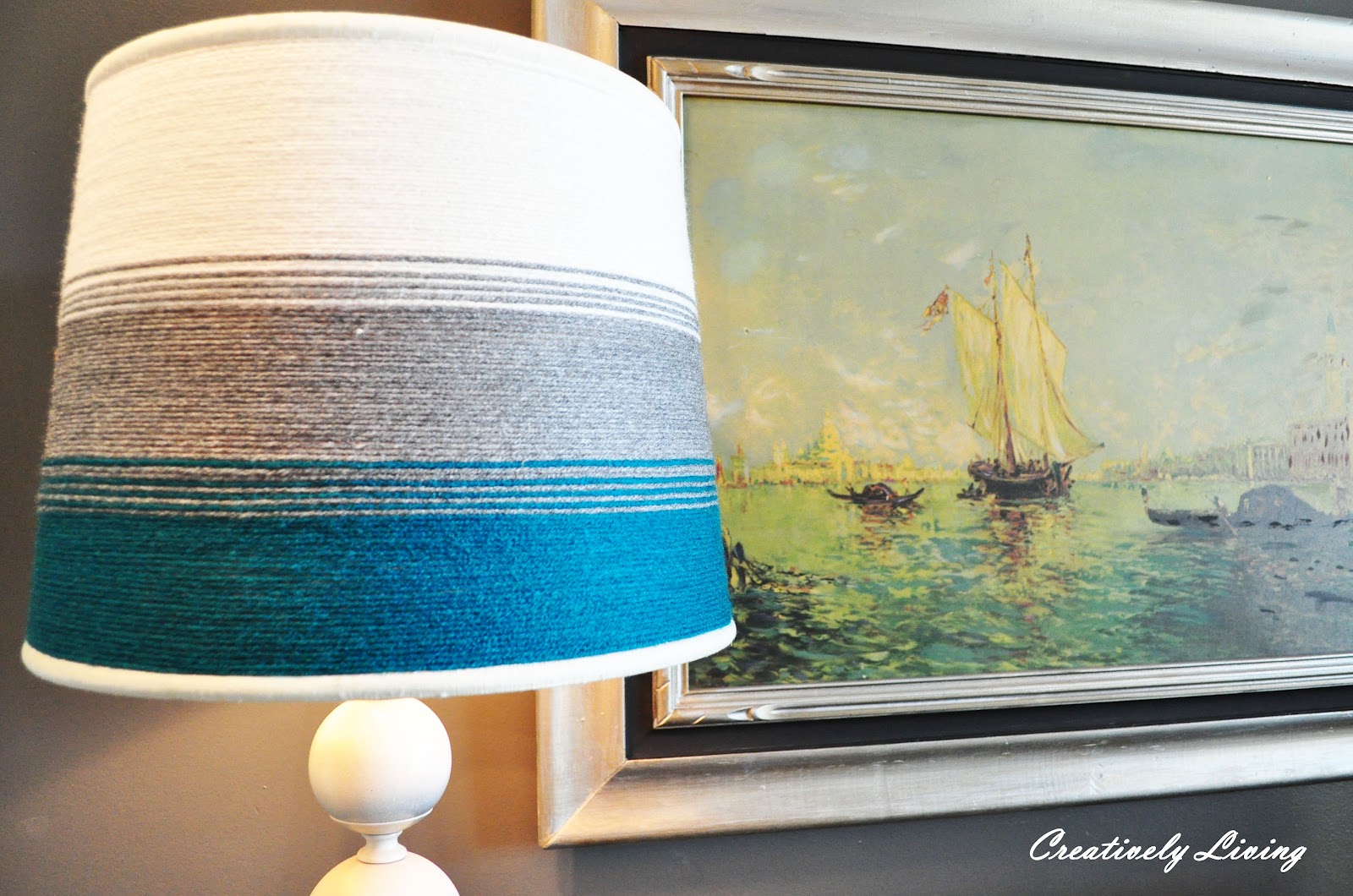 My Cool Bubble Base & "Yarning" a Lamp Shade Creatively Living Blog