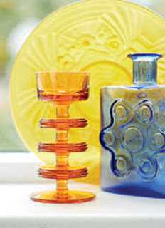 Geoff Kirk's vintage British and Czech glassware. Photo by Mark Scott Geoff Kirk's vintage British and Czech glassware. Photo by Mark Scott