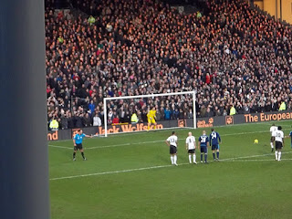 Clint Dempsey penalty kick, Fulham - Stoke