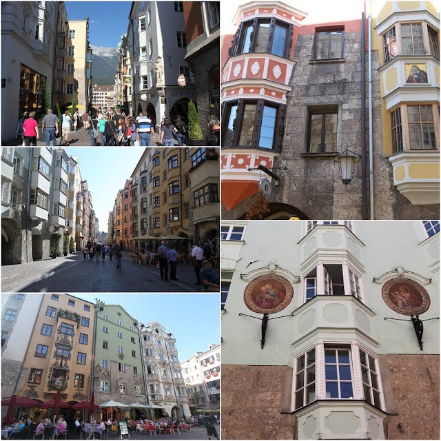 The capital city of Innsbruck which is filled with beautiful wall designs and structure buildings in Austria The capital city of Innsbruck which is filled with beautiful wall designs and structure buildings in Austria