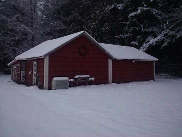 Snowy Barn