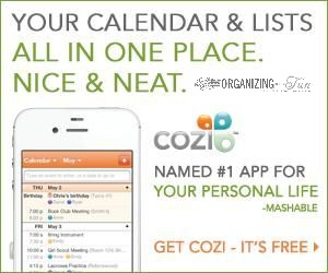 Keeping your family organized with Cozi | OrganizingMadeFun.com