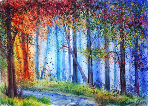 Forestam_Watercolor Paintings by Anna Armona
