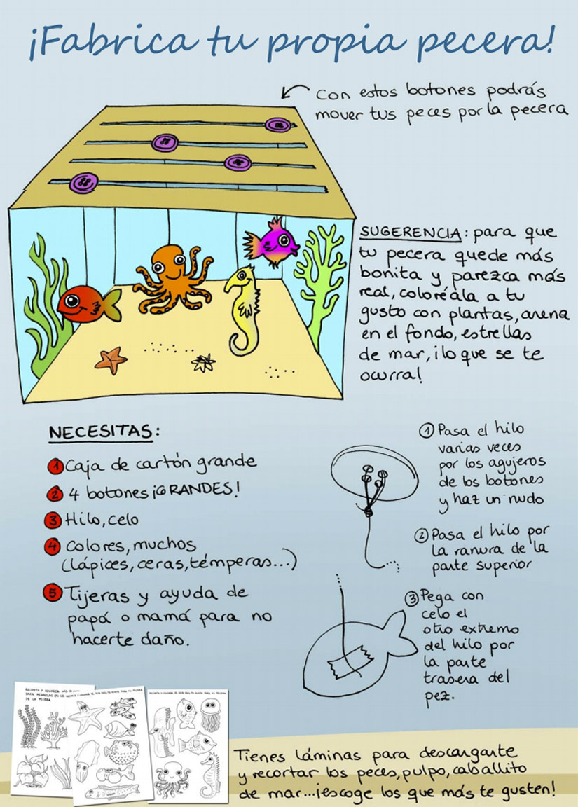 instrucciones para montar la pecera