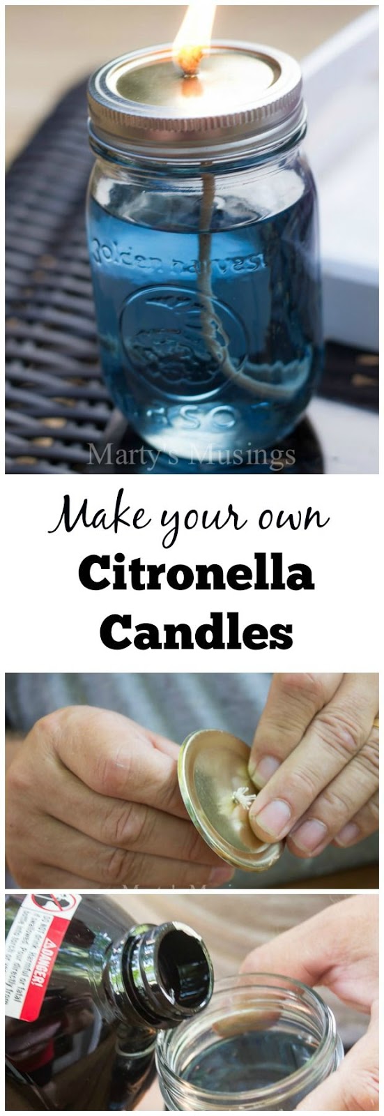 Best DIY Projects How to Make your own Citronella Candles Marty's