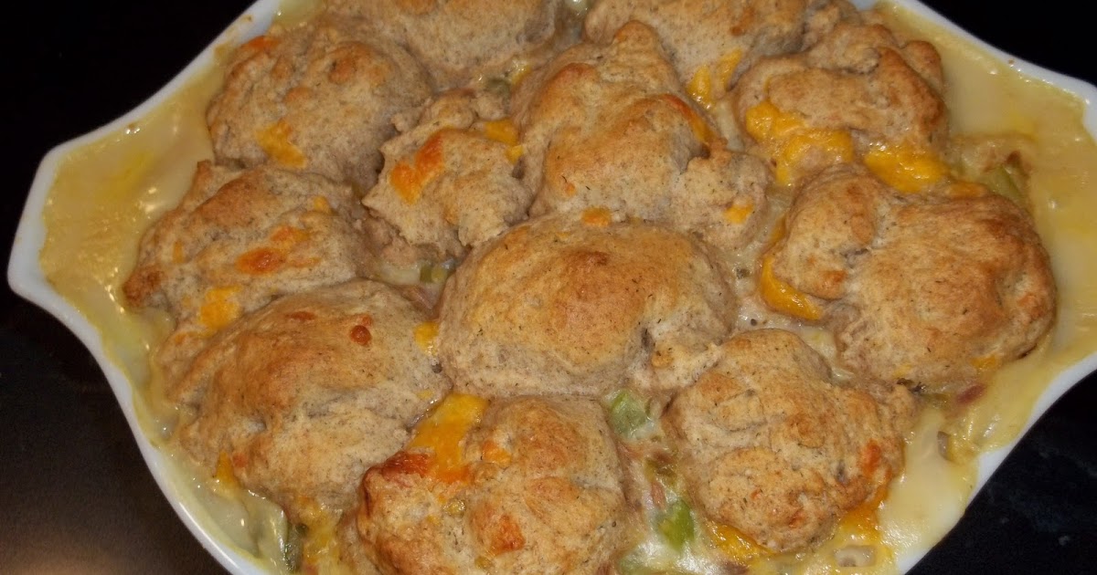 Cheryl's Homemade Treasures Tuna & Potato Casserole topped with Cheesy