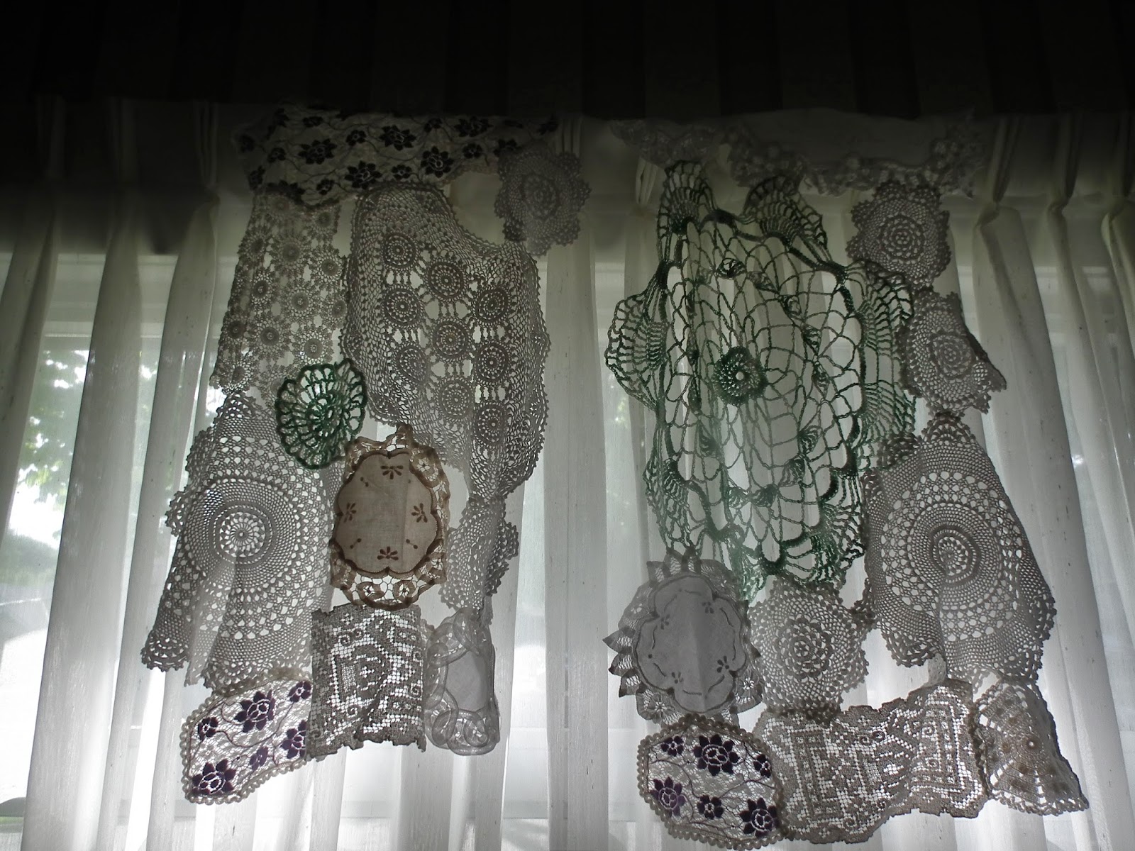 Story Time Doily Curtains