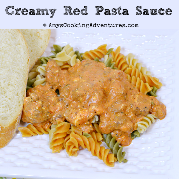 Creamy Red Pasta Sauce
