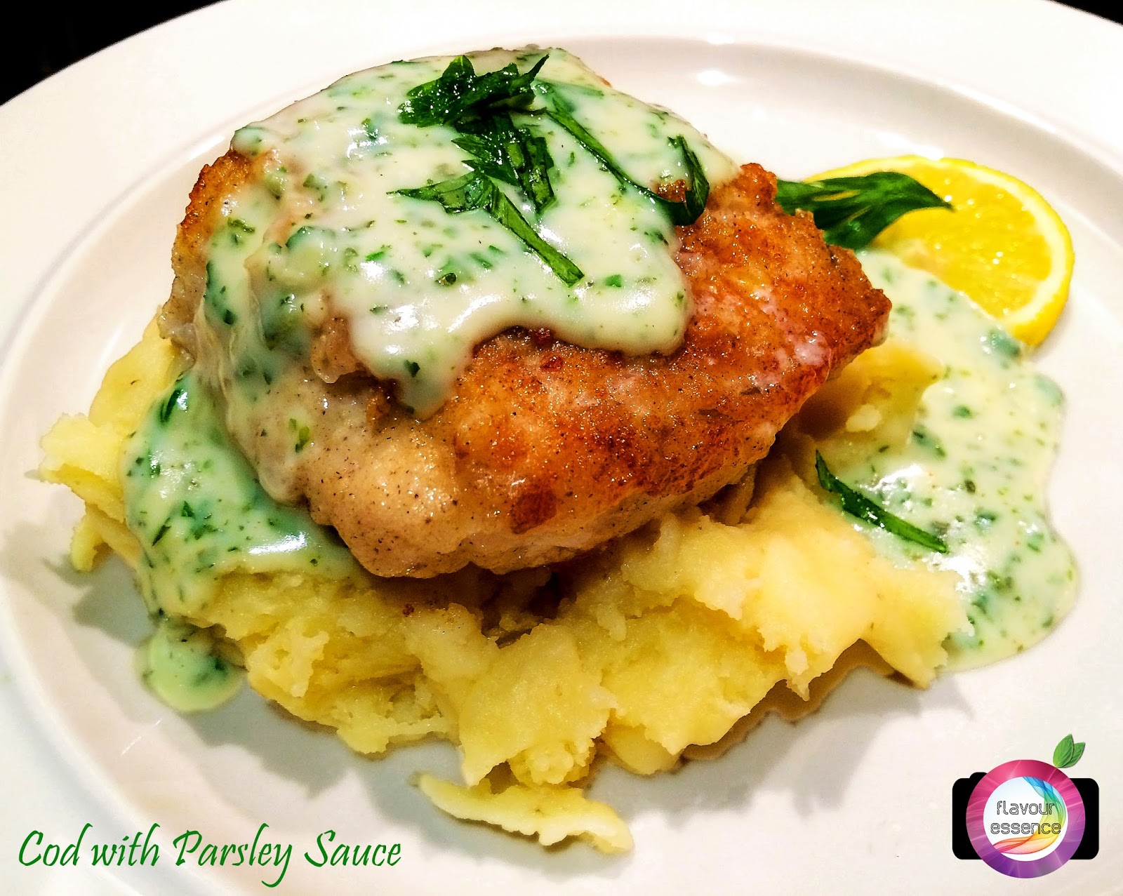 FlavourEssence Cod with Parsley Sauce & Mash