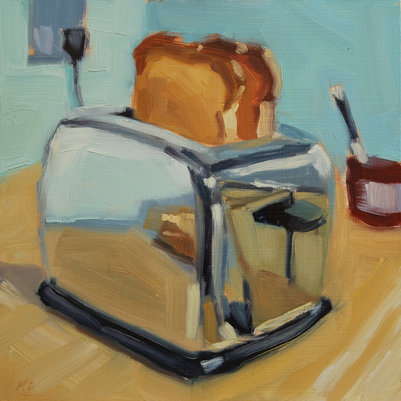 michael chamberlain "Toaster" Art, Art painting, Still life art