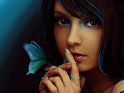 Girl and Butterfly Wallpaper. Love Wallpaper (girl and butterfly)