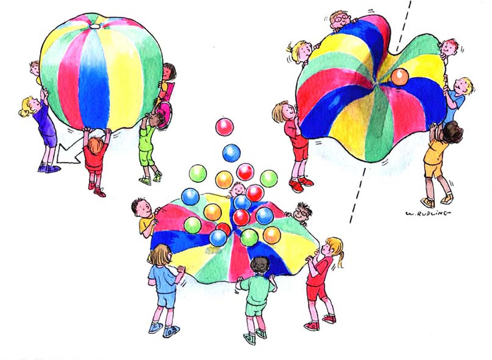 Early Childhood Physical Education "P" is for Parachute