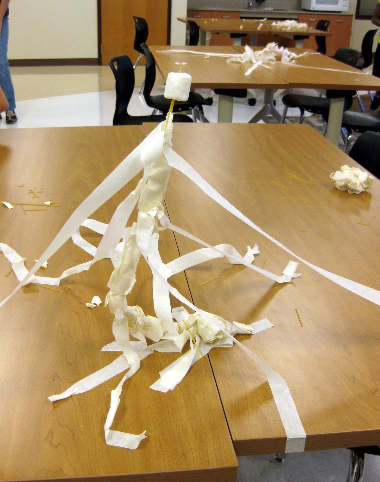 Ms. Brunson's 3rd Grade: Third Grade Rocked the Marshmallow Challenge!
