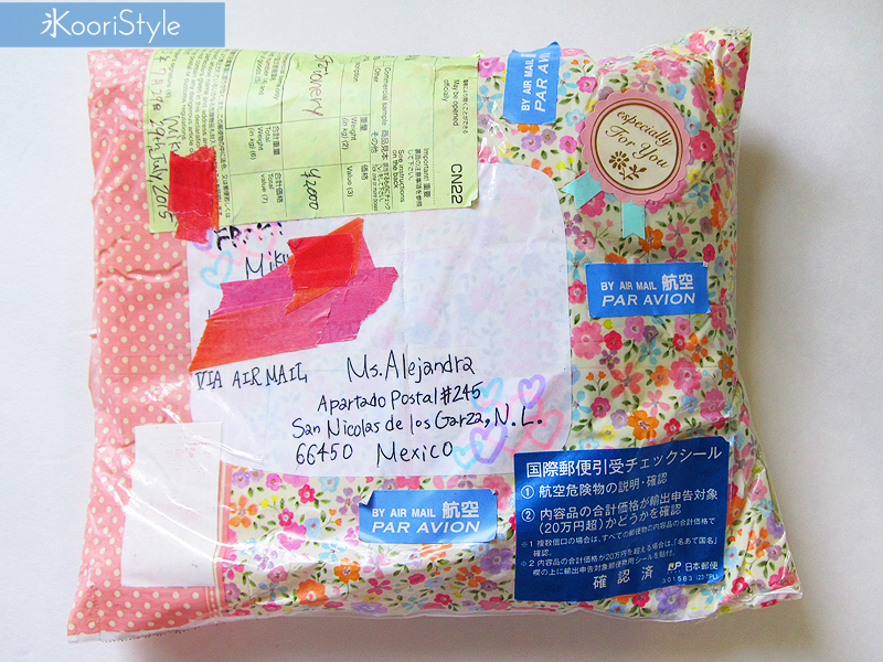 Happy Mail from Mexico & Japan at KooriStyle.com Koori KooriStyle Kawaii Cute Planner Stationery Goods Goodies Agenda Journal Washi Deco Tape Sticky Note Notes Stickers Happy Snail Mail Swap PenPal Letter Sailor Moon Pastel Japan Mexico