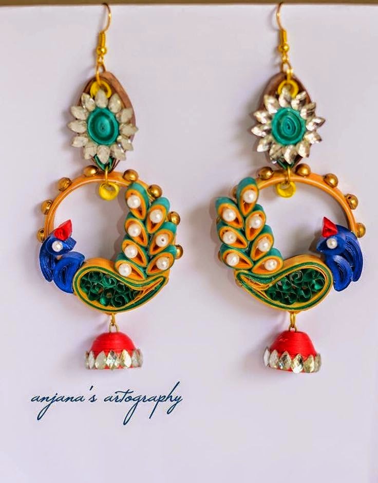 60 jewelry with QUILLING technique! Do it yourself ideas and