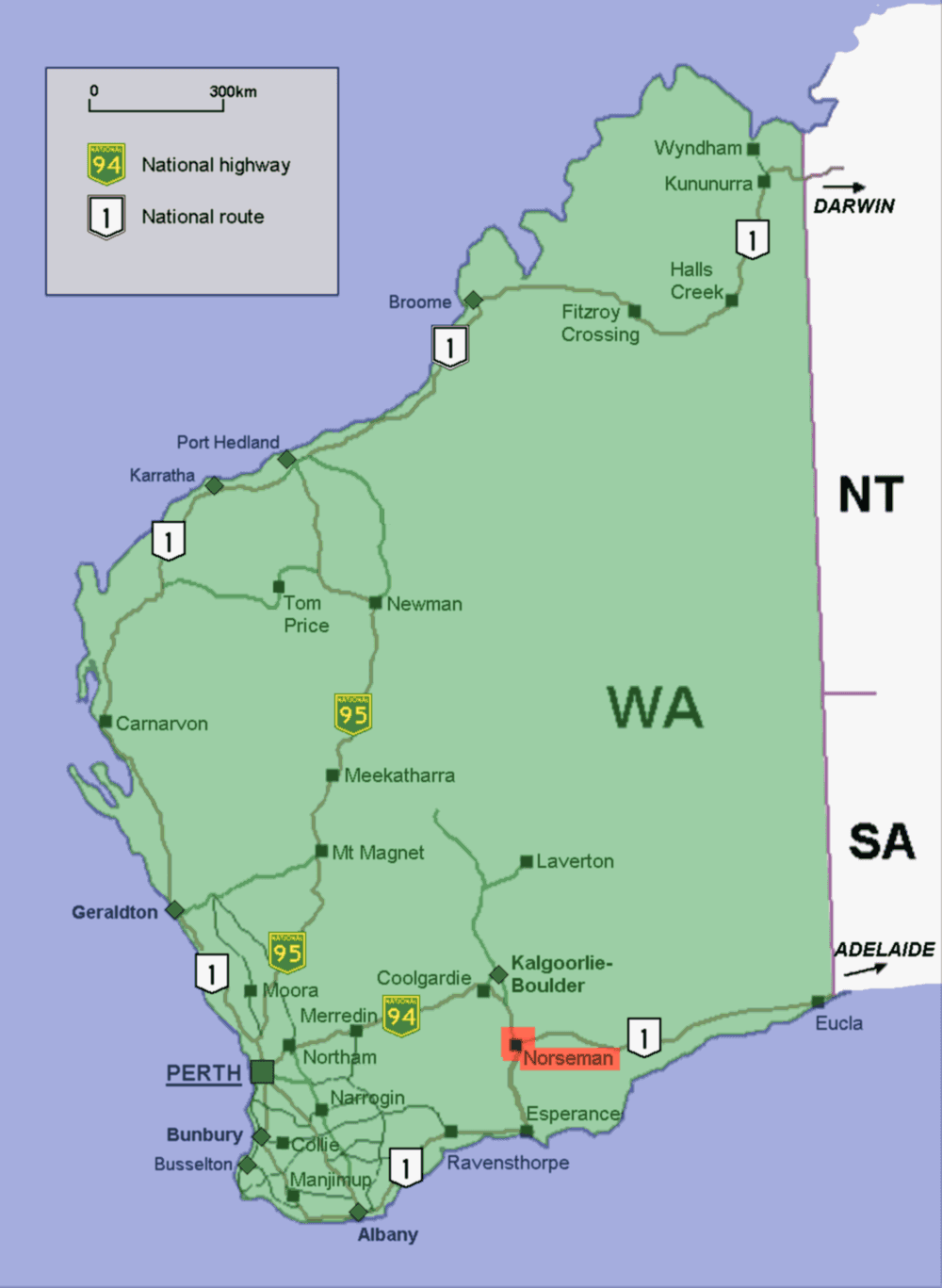 The Town of Norseman, Australia