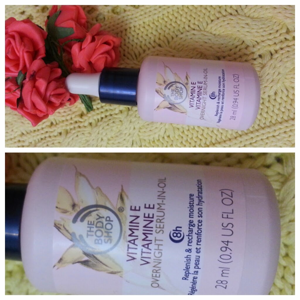 VITAMIN E OVERNIGHT SERUMINOIL . The Body Shop Fashion Doctor