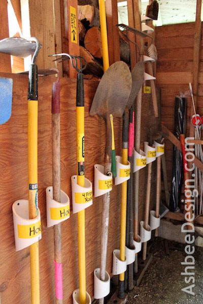 Ashbee Design: Organizing Garden Tools with PVC
