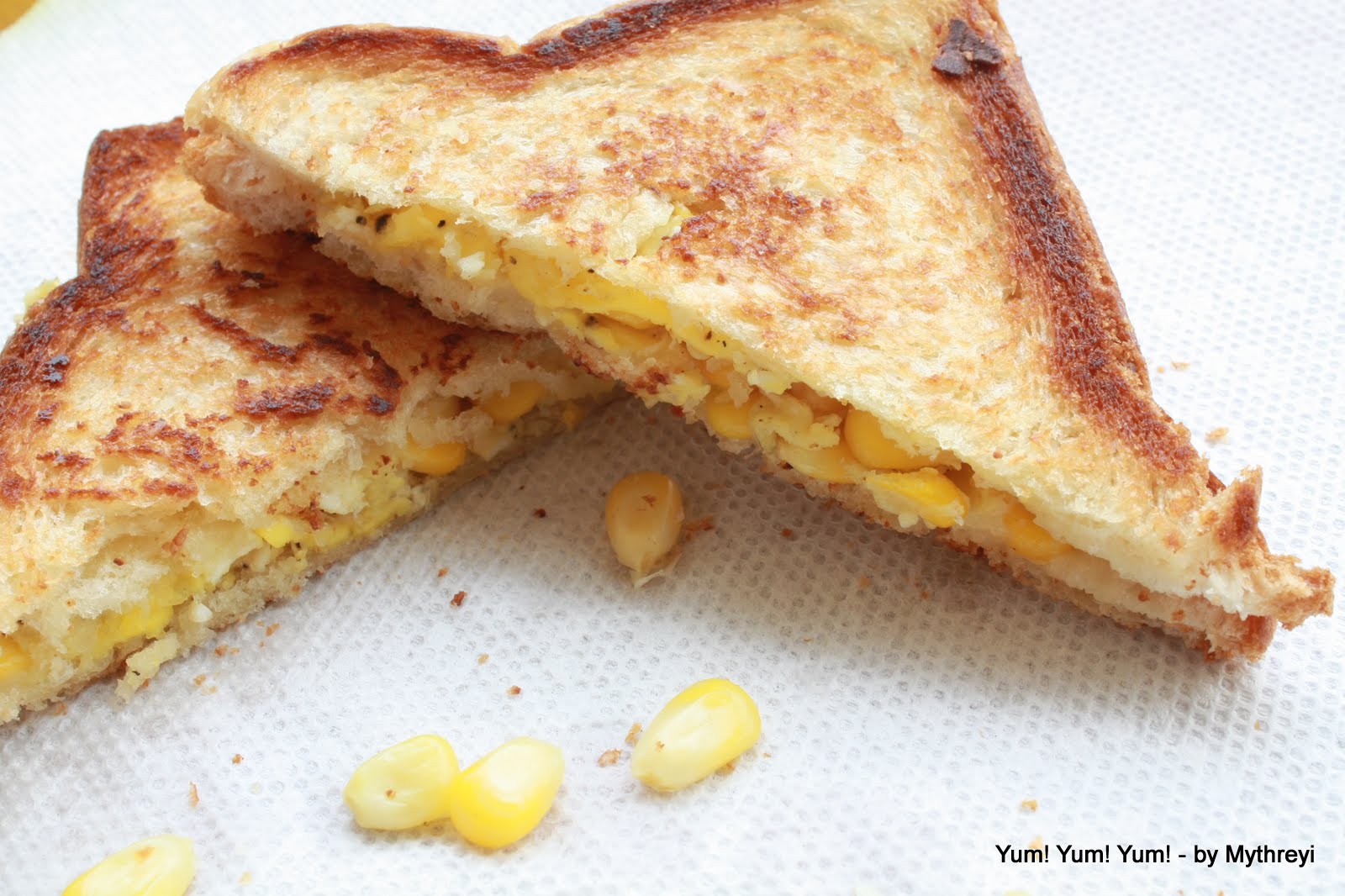 Yum! Yum! Yum! Corn Cheese Toast {Video Recipes}