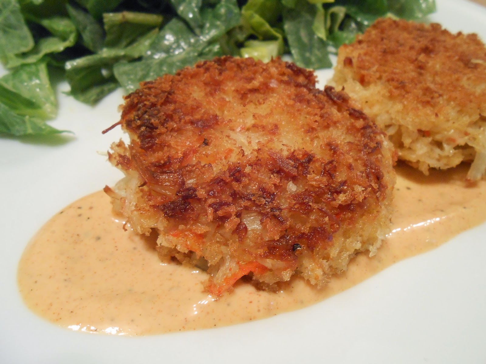 Eat cook and love Crab cakes avec mayo épicée