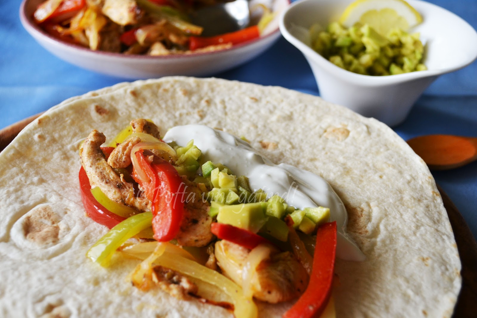 Fajitas de pui Bucătăria Urecheatei