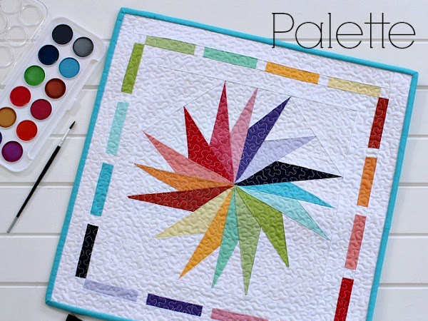 Palette Mini Quilt + Your Free January 2016 Calendar