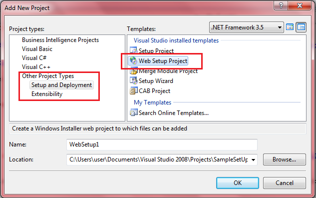 Create And Install Windows Service Visual Studio 2012