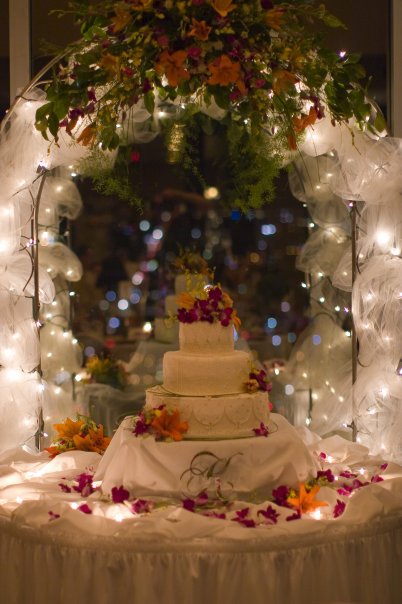 wedding cakes are expensive and should only be handled by three people