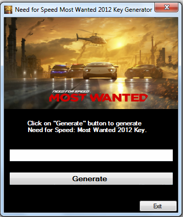 Need For Speed Most Wanted Cd Key Generator Crack Original