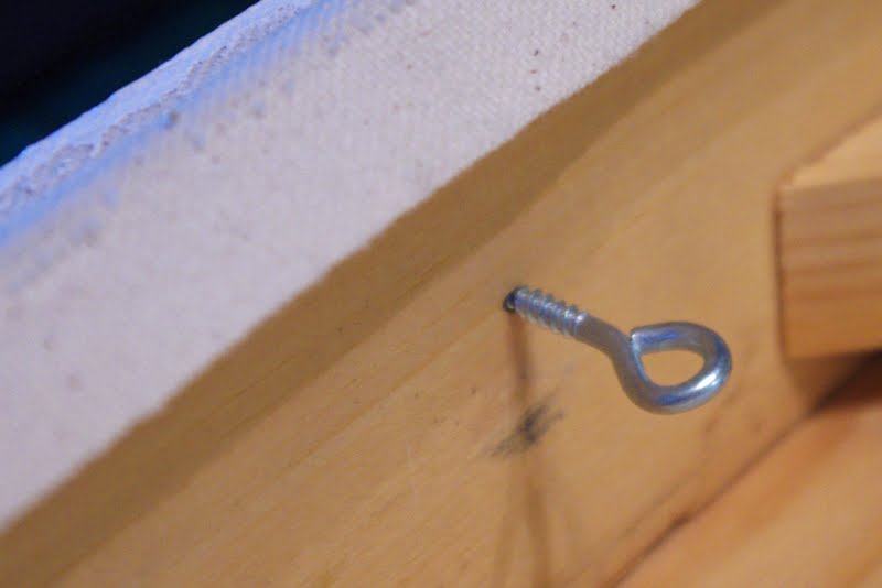 Erin's Creative Energy Tutorial Hanging a Canvas