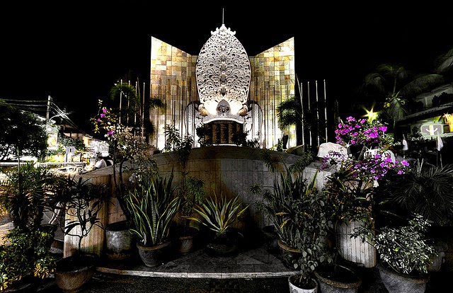 Beaches in Bali: Bali Memorial (Ground Zero) Ground Zero Monument is located on Legian street Beaches in Bali: Bali Memorial (Ground Zero)
