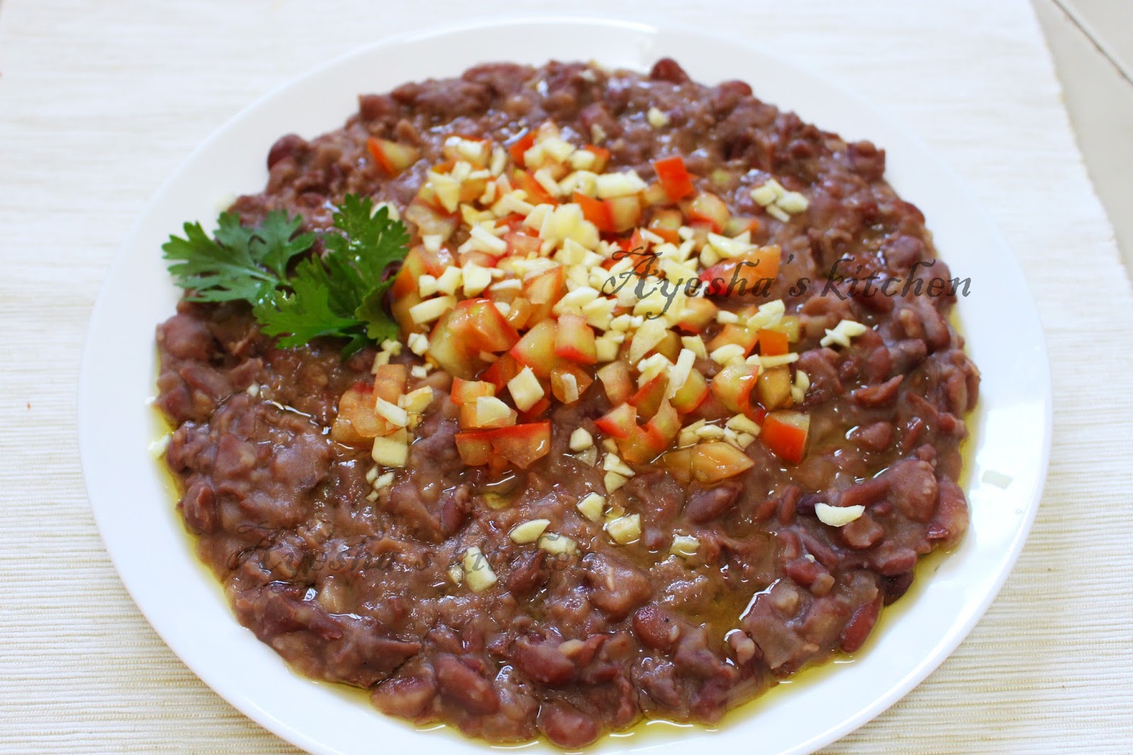 KIDNEY BEANS RECIPE FOUL RECIPE