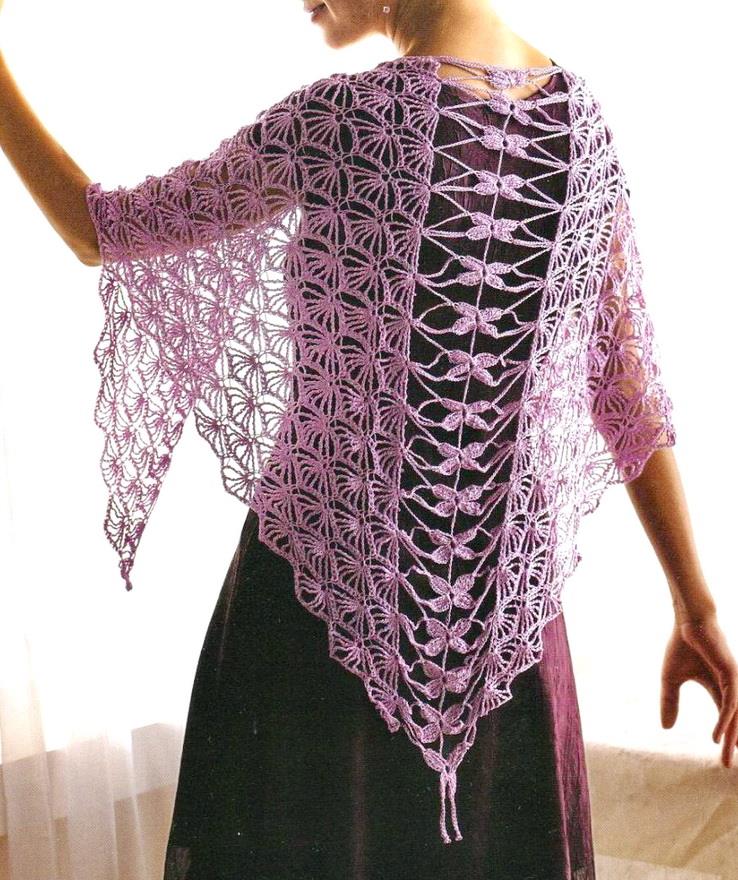 Crochet Shawls: Crochet Shawl Pattern - So Fine