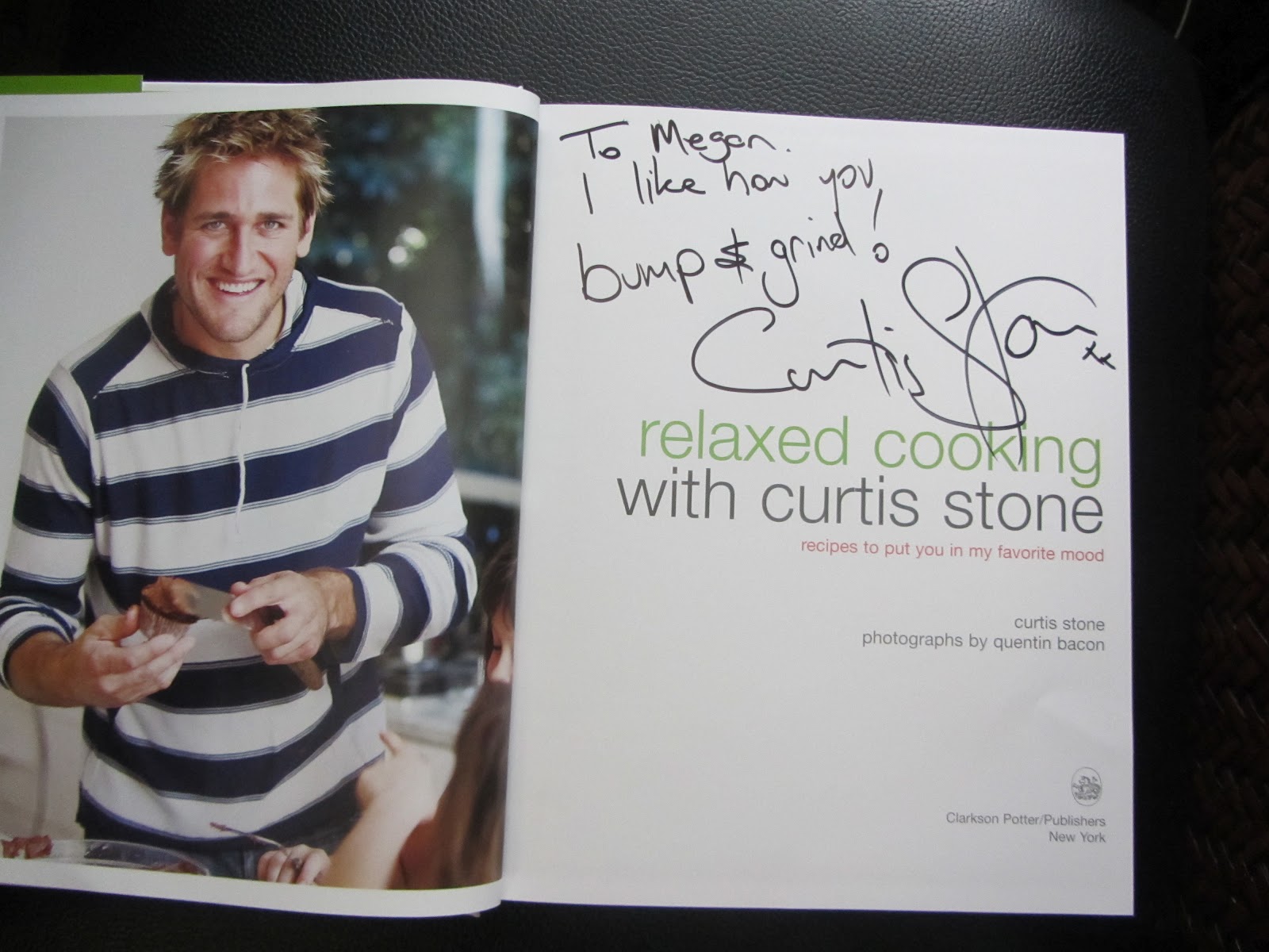 Curtis Stone Cooking Demonstration Rolling Pin Brandon I Run For Wine