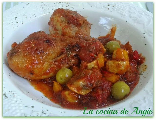 Pollo A La Cazadora (alla Cacciatora)
