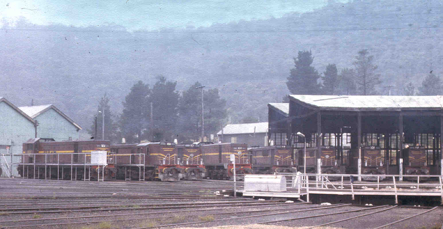 NSW Rail Rambler Lithgow loco depot