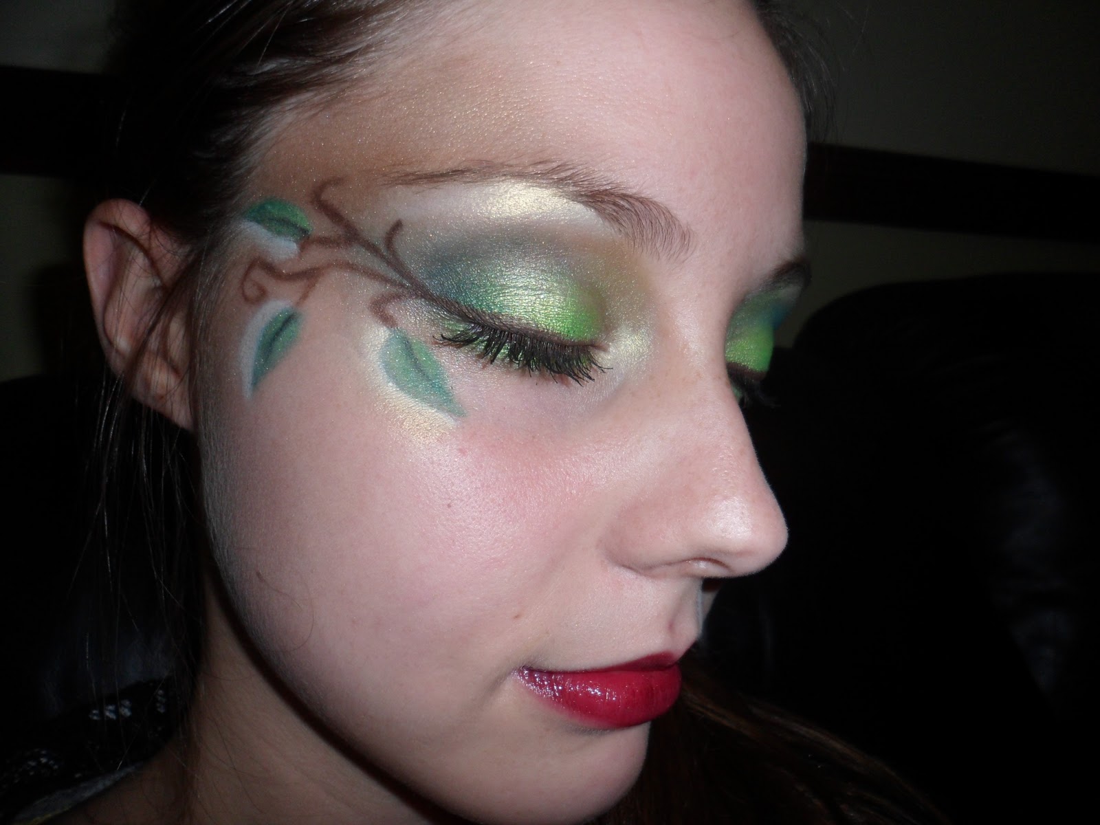 Luhivy's favorite things Halloween makeup Wood Fairy/Elf
