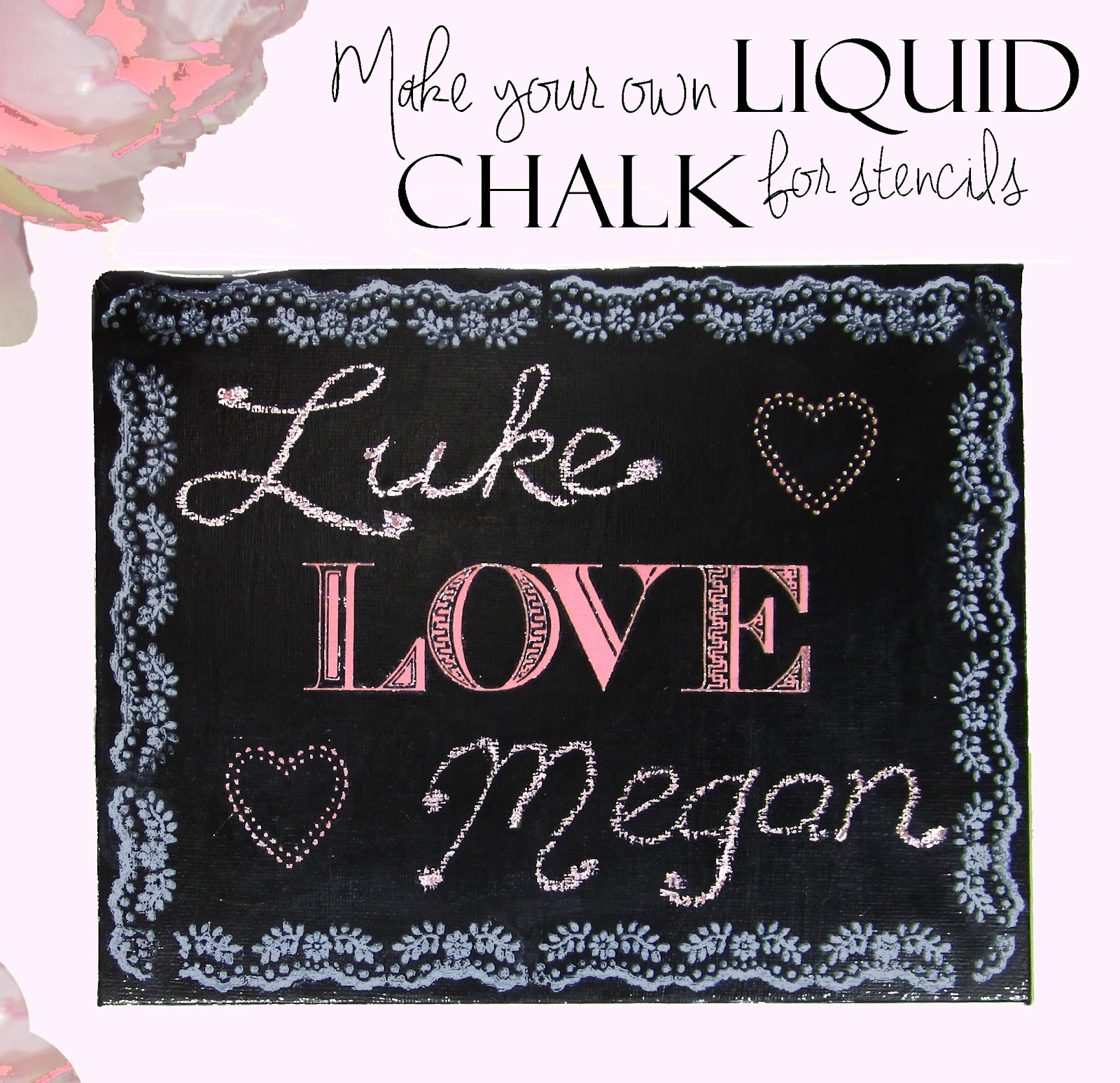 365 designs how to make erasable liquid chalk for painting