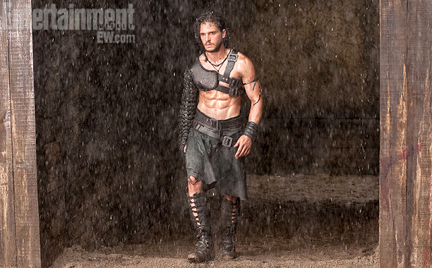 kit harington six pack abs